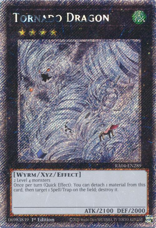 Tornado Dragon [RA04-EN289] Platinum Secret Rare | The CG Realm