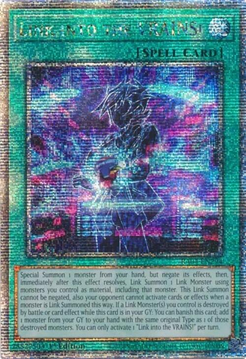 Link into the VRAINS! [RA04-EN294] Quarter Century Secret Rare | The CG Realm