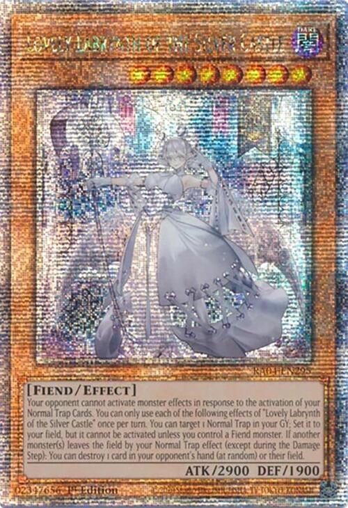 Lovely Labrynth of the Silver Castle [RA04-EN295] Quarter Century Secret Rare | The CG Realm