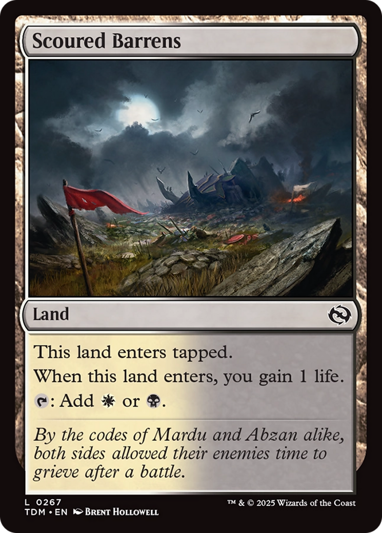 Scoured Barrens [Tarkir: Dragonstorm] | The CG Realm
