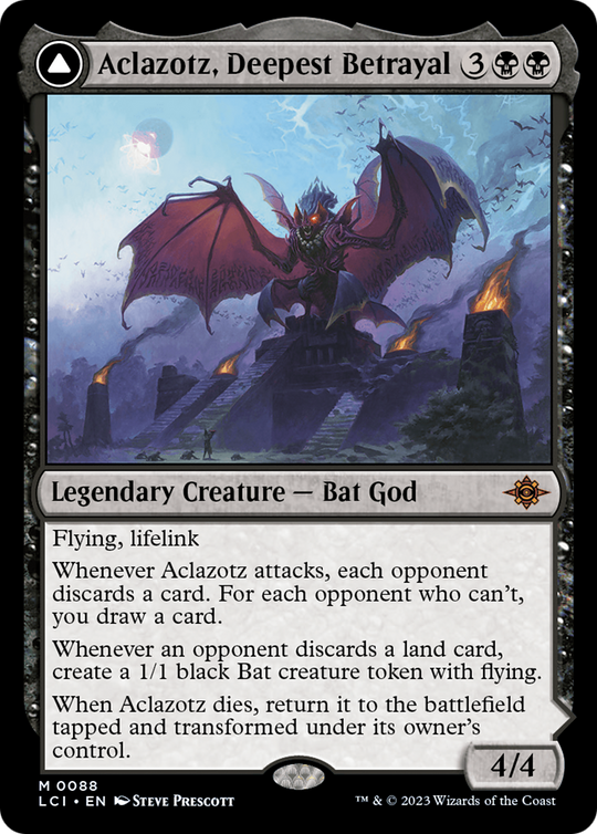 Aclazotz, Deepest Betrayal (LCI-088) - The Lost Caverns of Ixalan