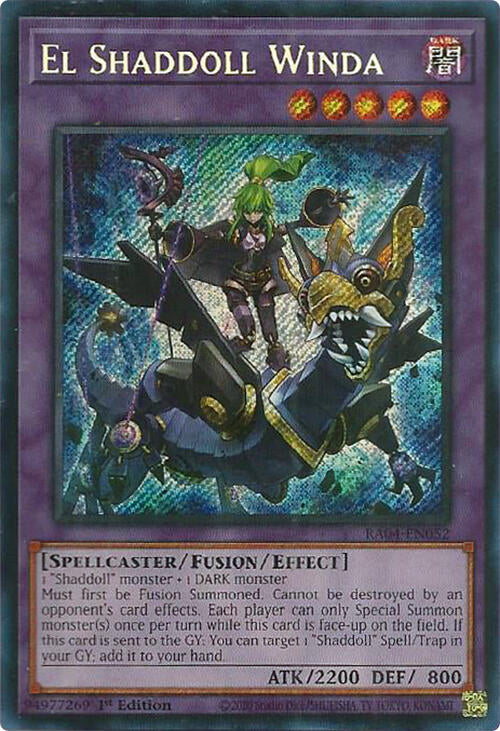 El Shaddoll Winda [RA04-EN052] Secret Rare | The CG Realm