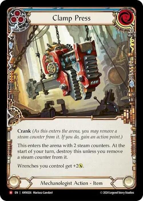 Clamp Press [AMX026] (Armory Deck: Maxx Nitro) | The CG Realm