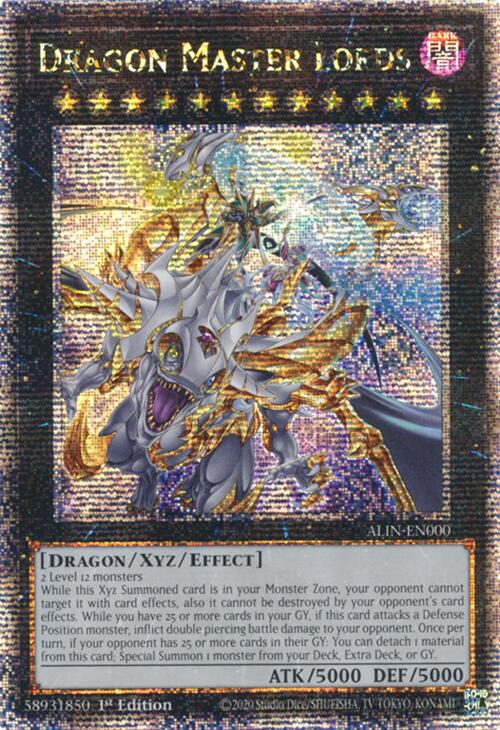 Dragon Master Lords [ALIN-EN000] Quarter Century Secret Rare | The CG Realm