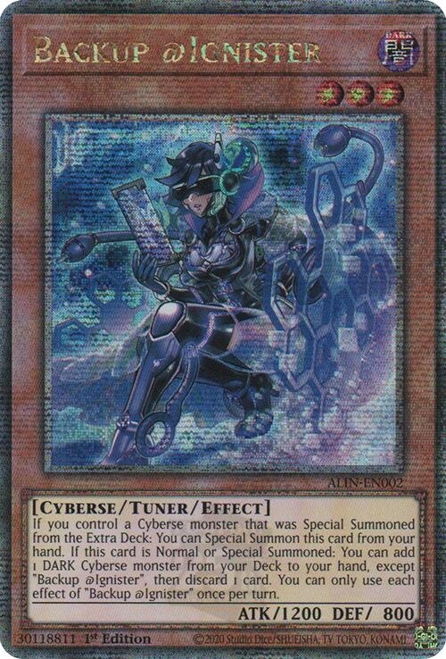 Backup @Ignister [ALIN-EN002] Quarter Century Secret Rare | The CG Realm