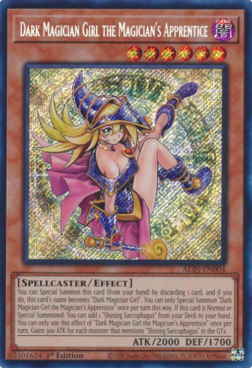 Dark Magician Girl the Magician's Apprentice [ALIN-EN004] Secret Rare | The CG Realm