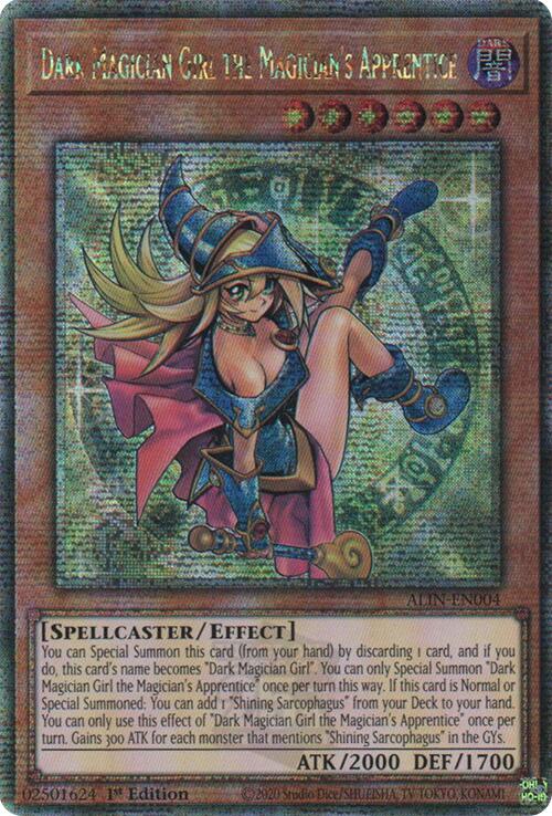 Dark Magician Girl the Magician's Apprentice [ALIN-EN004] Quarter Century Secret Rare | The CG Realm