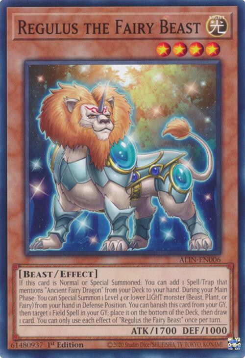 Regulus the Fairy Beast [ALIN-EN006] Common | The CG Realm
