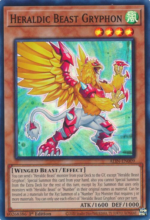 Heraldic Beast Gryphon [ALIN-EN009] Super Rare | The CG Realm