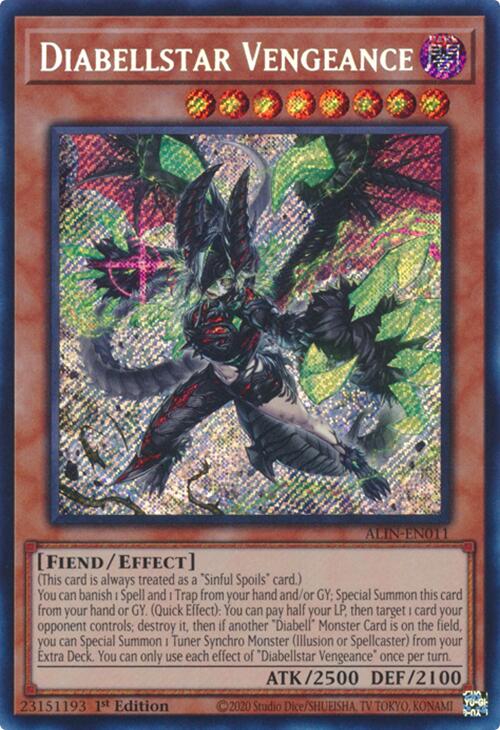 Diabellstar Vengeance [ALIN-EN011] Secret Rare | The CG Realm