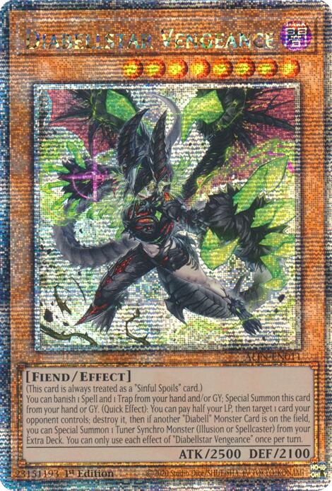 Diabellstar Vengeance [ALIN-EN011] Quarter Century Secret Rare | The CG Realm