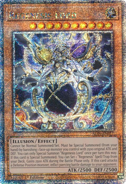 Regenesis Lord [ALIN-EN017] Quarter Century Secret Rare | The CG Realm