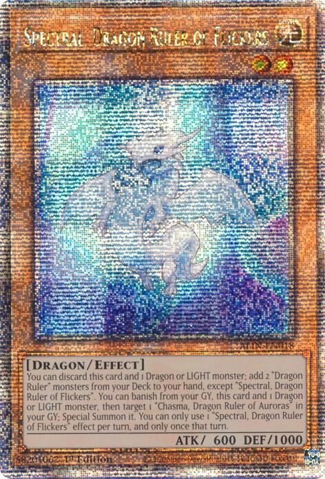 Spectral, Dragon Ruler of Flickers [ALIN-EN018] Quarter Century Secret Rare | The CG Realm