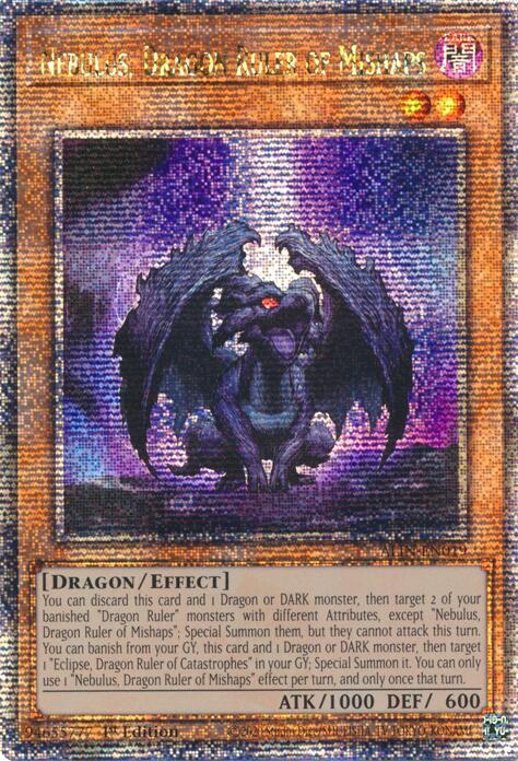 Nebulus, Dragon Ruler of Mishaps [ALIN-EN019] Quarter Century Secret Rare | The CG Realm
