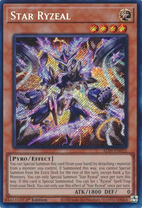 Star Ryzeal [ALIN-EN022] Secret Rare | The CG Realm