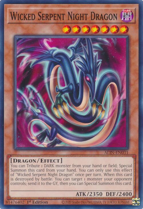 Wicked Serpent Night Dragon [ALIN-EN031] Common | The CG Realm