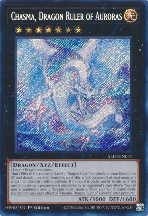 Chasma, Dragon Ruler of Auroras [ALIN-EN047] Secret Rare | The CG Realm