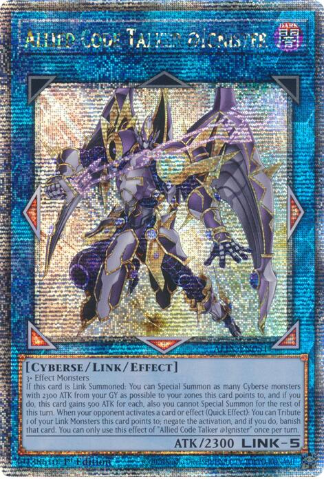 Allied Code Talker @Ignister [ALIN-EN051] Quarter Century Secret Rare | The CG Realm
