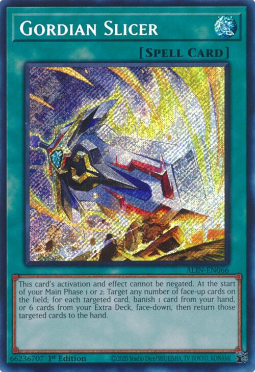 Gordian Slicer [ALIN-EN066] Secret Rare | The CG Realm