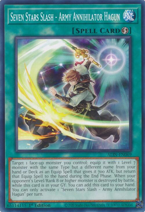 Seven Stars Slash - Army Annihilator Hagun [ALIN-EN069] Common | The CG Realm