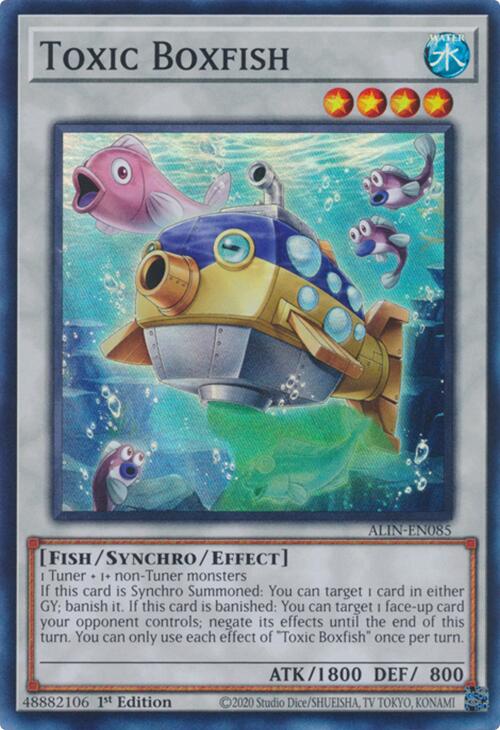 Toxic Boxfish [ALIN-EN085] Super Rare | The CG Realm