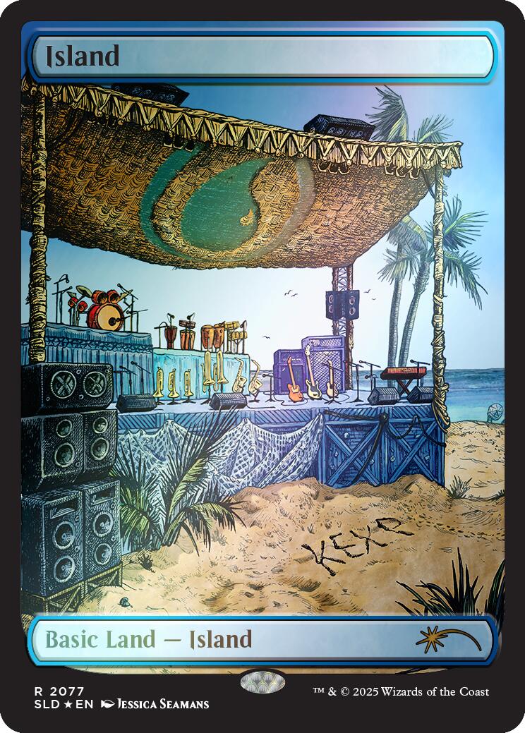 Island (2077) (Rainbow Foil) [Secret Lair Drop Series] | The CG Realm