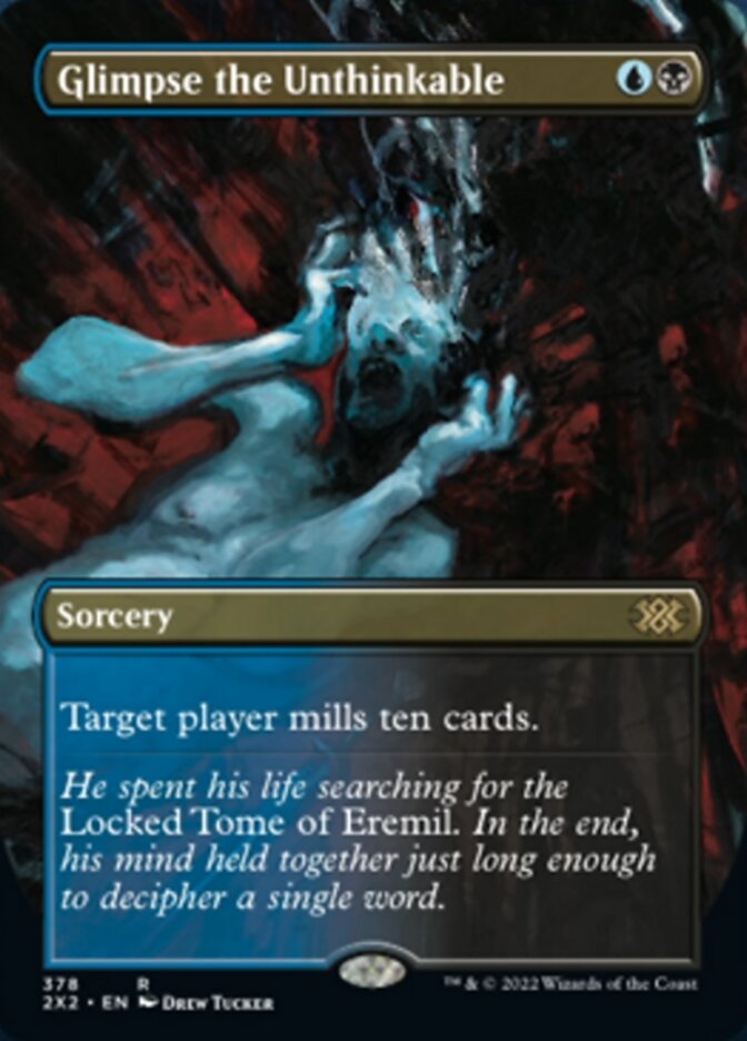 Glimpse the Unthinkable (Borderless Alternate Art) [Double Masters 2022] | The CG Realm