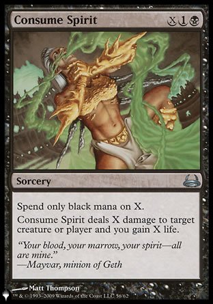 Consume Spirit [The List] | The CG Realm