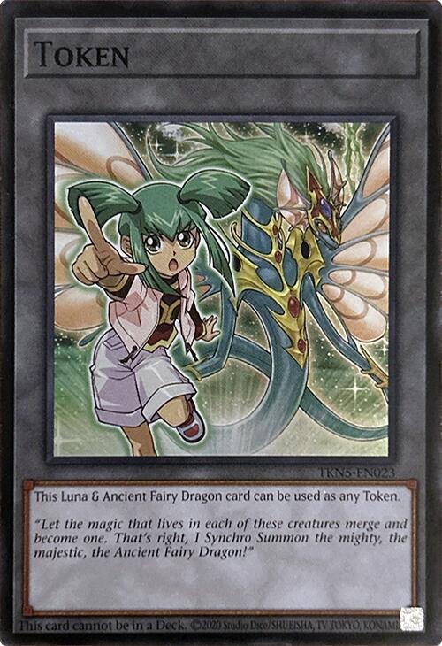 Token (Luna & Ancient Fairy Dragon) [TKN5-EN023] Super Rare | The CG Realm