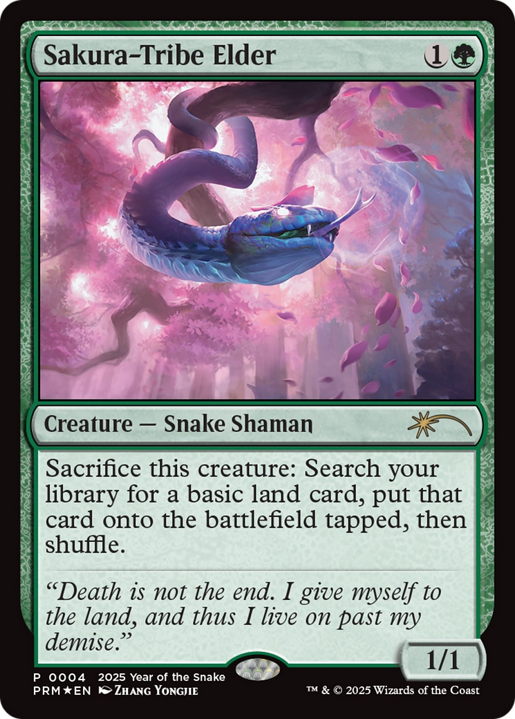 Sakura-Tribe Elder (Year of the Snake 2025) [Standard Showdown Promos] | The CG Realm