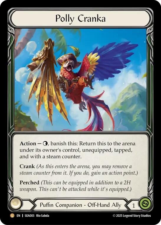 Polly Cranka (Rainbow Foil) [SEA003] (High Seas)  Rainbow Foil | The CG Realm