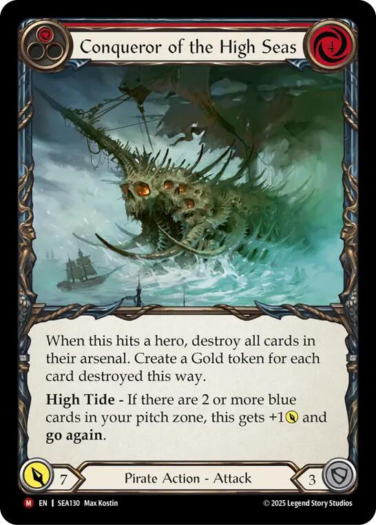 Conqueror of the High Seas (Regular) [SEA130] (High Seas) | The CG Realm