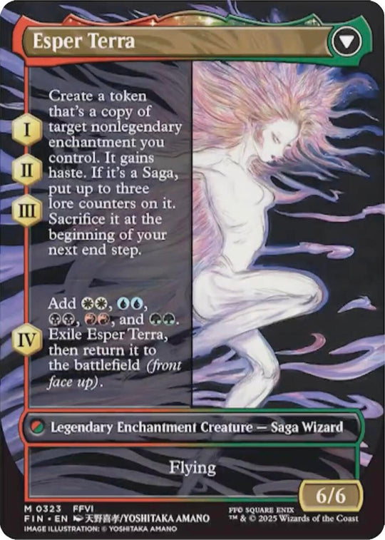 Terra, Magical Adept (Borderless) (FIN-323) - FINAL FANTASY: (enchantment)