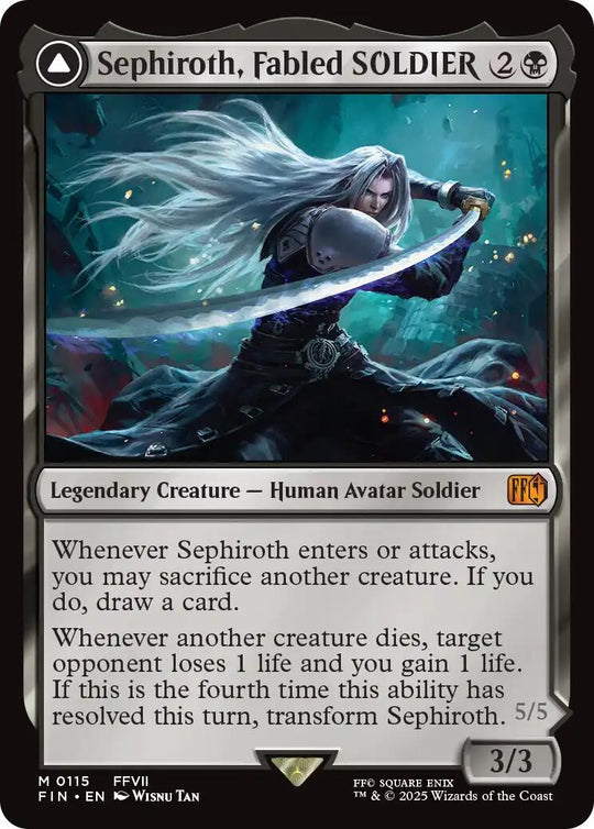 Sephiroth, Fabled SOLDIER (FIN-115) - FINAL FANTASY