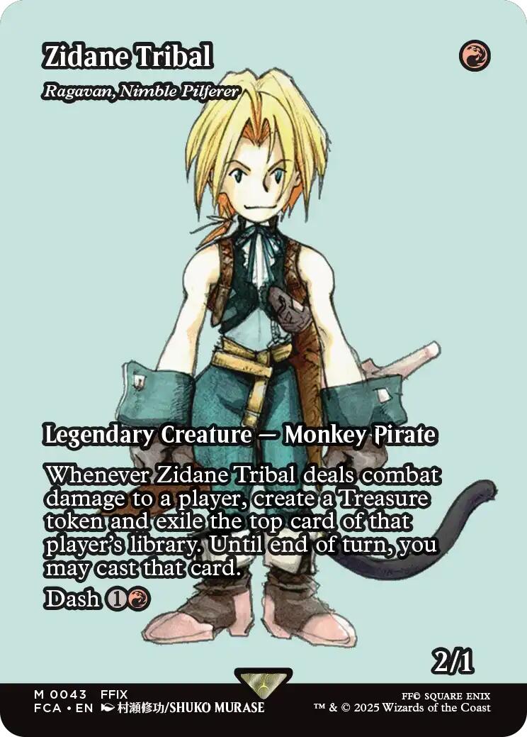 Zidane Tribal - Ragavan, Nimble Pilferer (Showcase) [FINAL FANTASY : Through the Ages] | The CG Realm