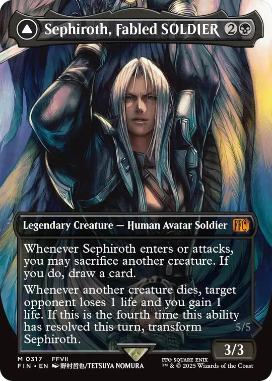 Sephiroth, Fabled SOLDIER (0317) (Borderless) (FIN-317) - FINAL FANTASY