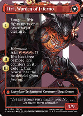Clive, Ifrit's Dominant // Ifrit, Warden of Inferno (Borderless) (Surge Foil) [FINAL FANTASY] | The CG Realm