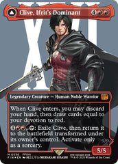 Clive, Ifrit's Dominant // Ifrit, Warden of Inferno (Borderless) (Surge Foil) [FINAL FANTASY] | The CG Realm