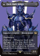 Cecil, Dark Knight // Cecil, Redeemed Paladin (Borderless) (Surge Foil) [FINAL FANTASY] | The CG Realm
