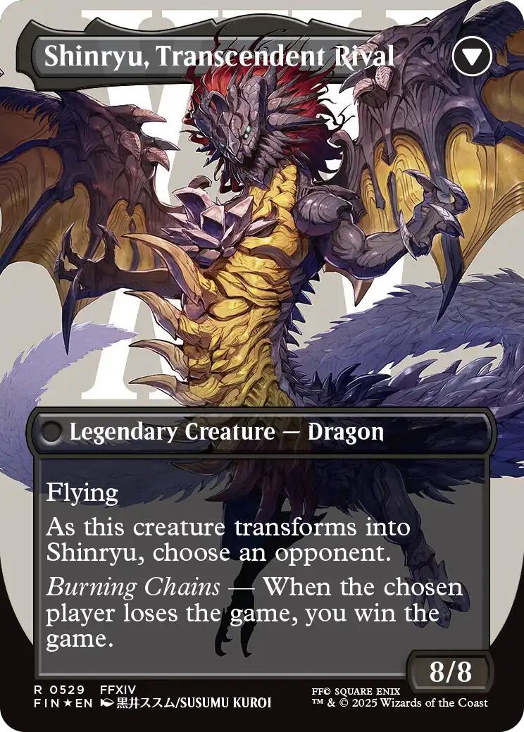 Zenos yae Galvus (Borderless) (Surge Foil) (FIN-529) - FINAL FANTASY Foil