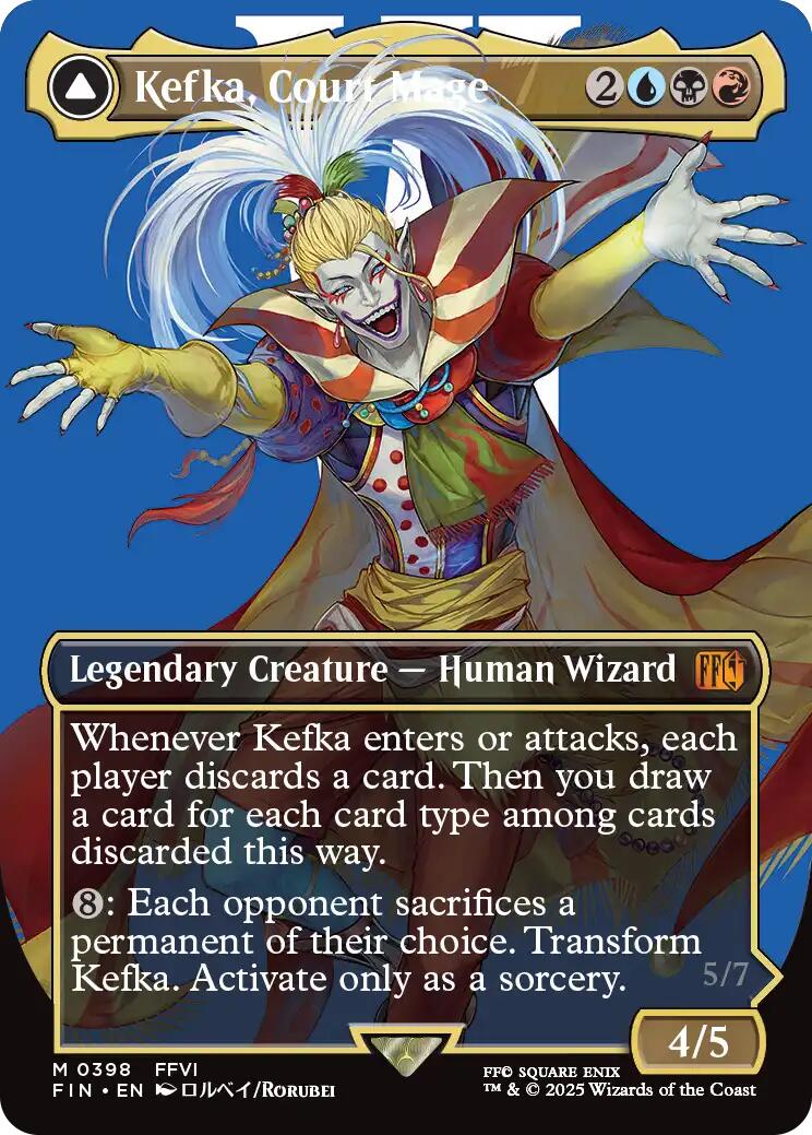 Kefka, Court Mage (0398) (Borderless) (FIN-398) - FINAL FANTASY
