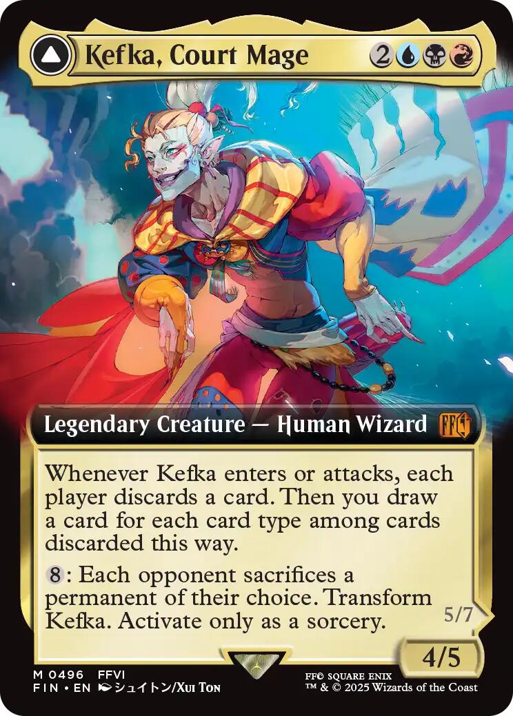 Kefka, Court Mage // Kefka, Ruler of Ruin (Extended Art) [FINAL FANTASY] | The CG Realm