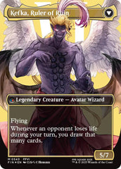 Kefka, Court Mage // Kefka, Ruler of Ruin (Borderless) (Surge Foil) [FINAL FANTASY] | The CG Realm
