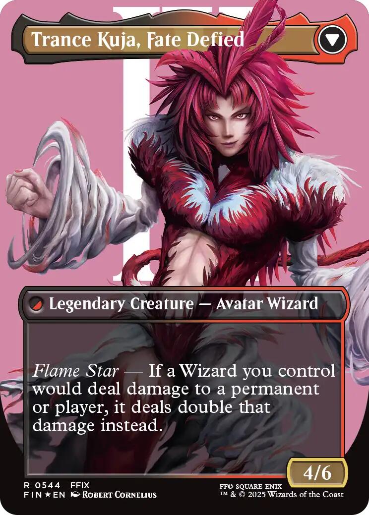 Kuja, Genome Sorcerer (Borderless) (Surge Foil) (FIN-544) - FINAL FANTASY Foil