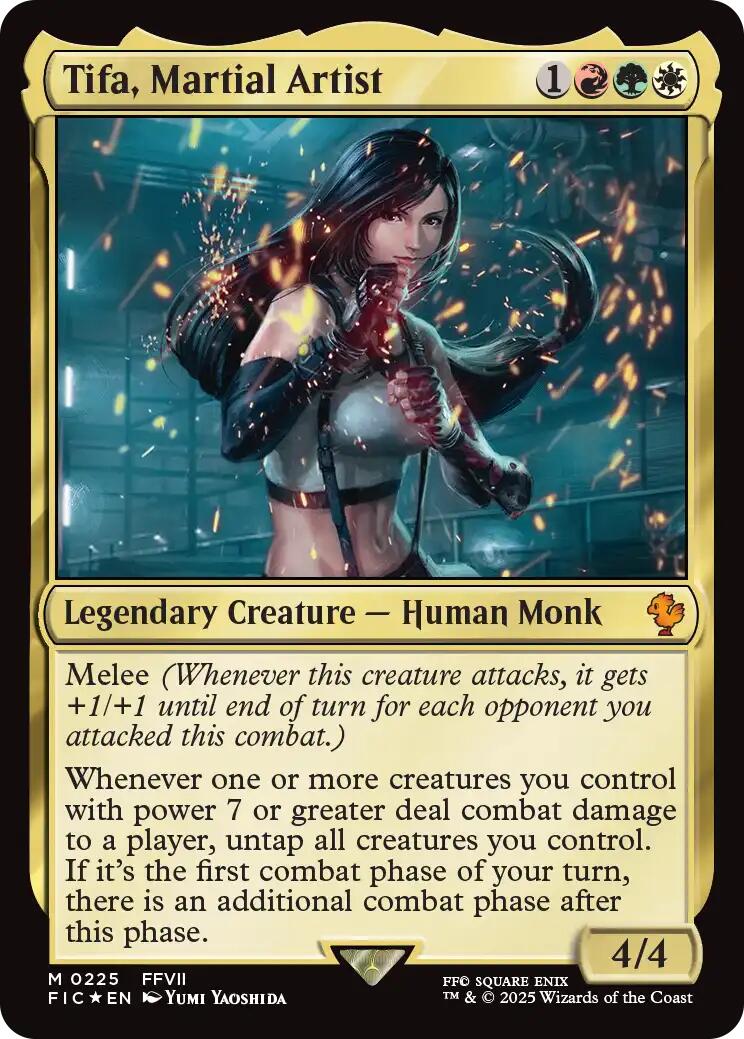 Tifa, Martial Artist (Surge Foil) [FINAL FANTASY Commander] | The CG Realm