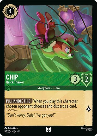 Chip - Quick Thinker (97/204) [Reign of Jafar] | The CG Realm
