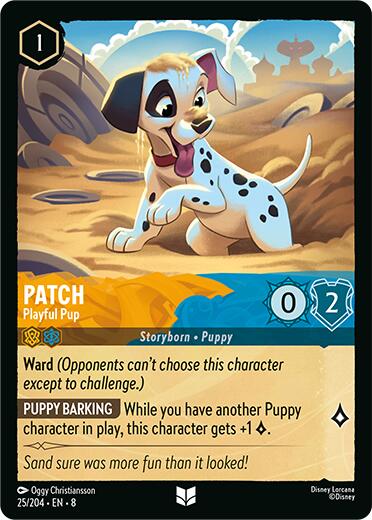 Patch - Playful Pup (25/204) [Reign of Jafar] | The CG Realm