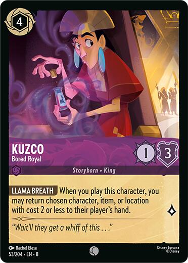 Kuzco - Bored Royal (53/204) [Reign of Jafar] | The CG Realm