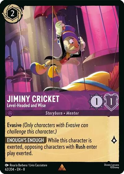Jiminiy Cricket - Level-Headed and Wise (62/204) [Reign of Jafar] | The CG Realm