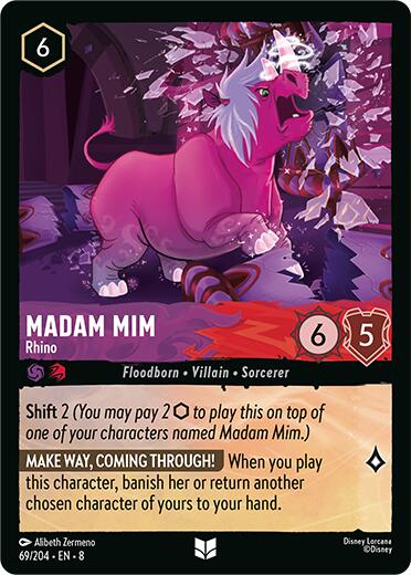 Madam Mim - Rhino (69/204) [Reign of Jafar] | The CG Realm